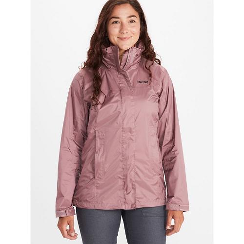 Marmot PreCip Eco Jackets - Womens Rain Jacket Pink CA1684507 Canada